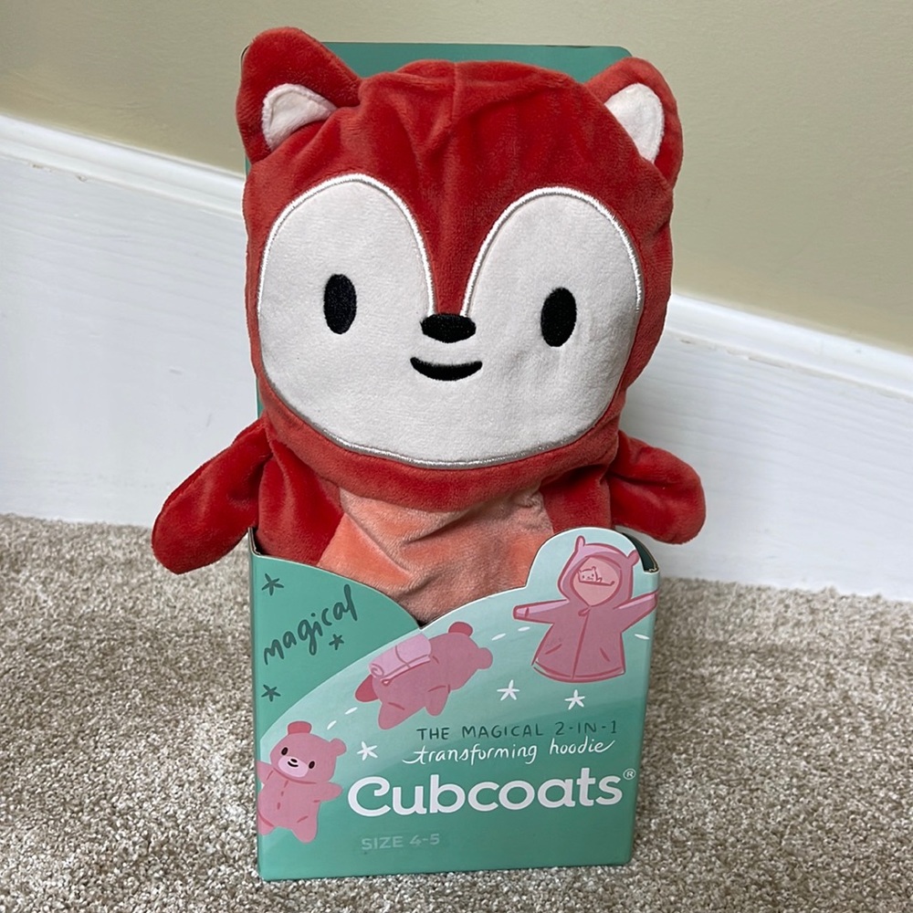 Cubcoats fox 2-in-1 transforming hoodie